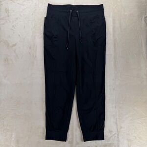 Marrakech Jogger Pants Womens 12 Black Excellent Cargo Drawstring 91536R1